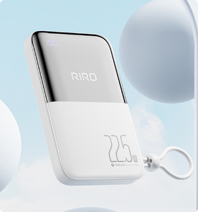 Cargador Rápido Autónomo para Batería <span class=keywords><strong>Externa</strong></span> RIRO S30 Super Slim <span class=keywords><strong>con</strong></span> <span class=keywords><strong>Enchufe</strong></span>, Banco de Energía Móvil de 10000mAh/20000mAh - Product Image 1