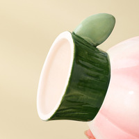 Tasse en céramique High-Lily pour bougies parfumées DIY – Mignonne, fabriquée en Chine, en boîte – Cadeau idéal pour votre meilleure amie, pour toute occasion spéciale