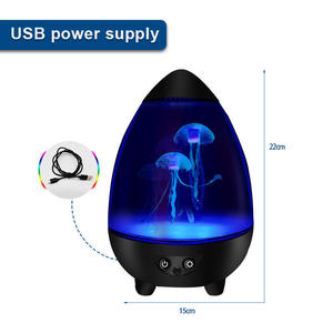 โคมไฟแมงกะพรุนลาวา LED 16สี, ของขวัญไฟกลางคืนสร้างบรรยากาศสำหรับตู้ปลา - Product Image 3