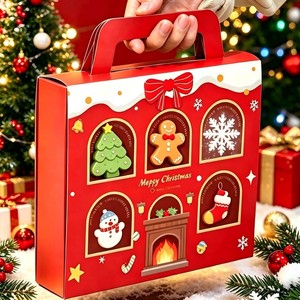 Velas Aromáticas Navideñas Tsuya, Fragancia Festiva, Cera de Soya, Caja de Regalo Decorativa, Forma Personalizada, Sin Humo - Product Image 5