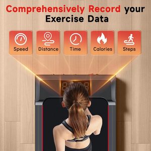 Tapis roulant pliable avec barre d'inclinaison, 7,5 MPH, <span class=keywords><strong>sous</strong></span> le <span class=keywords><strong>bureau</strong></span>, pour la maison, le <span class=keywords><strong>bureau</strong></span>, avec télécommande - Product Image 6