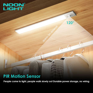 LED Cabinet <strong>Light</strong> Wireless Rechargeable <strong>Motion</strong> <strong>Sensor</strong> Fixture for Kitchen Counter Closet Bedroom and Wardrobe Lighting - Product Image 6