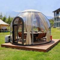 Vente Flash : Dôme Transparent Moderne Préfabriqué pour Hôtel et Glamping en Plein Air – Maison Bulle Anti-UV pour Complexes Balnéaires