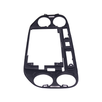 Accessoire de voiture Double Din 9 pouces Audio Plastic Fascia Gps Mp4 Radio Panel Frame for VW Tiguan 2010-2016 Dashboard Kit Raise