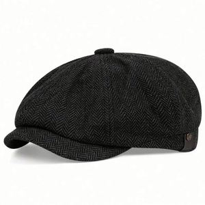 Gorra de béisbol estilo Gatsby para hombre al por mayor, gorra de golf, sombrero de sol, gorra Ivy, gorras de algodón a la moda, gorras casuales con visera para hombre, gorra Newsboy - Product Image 3