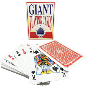 Baraja de Cartas Gigantes Jumbo - Cartas Grandes de 8*11 Pulgadas - Baraja Completa con Temática de Juego Súper Grande - Product Image 6