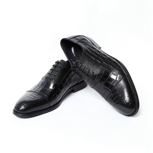 Chaussures habillées pour hommes British Bullock <span class=keywords><strong>en</strong></span> cuir verni à motif <span class=keywords><strong>crocodile</strong></span>, style business décontracté - Product Image 5