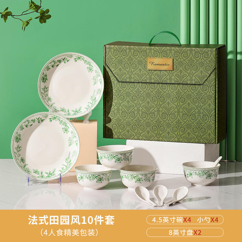 4ชาม4ช้อน2จาน