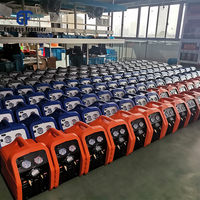 Máquina Portátil de Recuperación de Refrigerante con Motor para Mantenimiento de Aire Acondicionado de Automóviles, Compresor sin Aceite de 100-240V