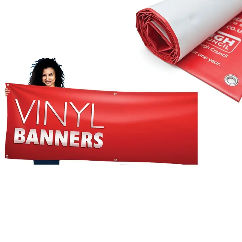 Hoge Kwaliteit Reclame Vinyl Banner Outdoor Waterdichte Custom Pvc Banner Sublimatie Custom Digitale Banners