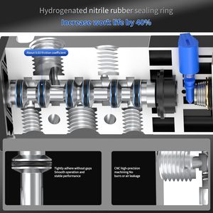 Válvula Solenoide Neumática 4V410-15, DC24V, <span class=keywords><strong>2</strong></span> Posiciones, 5 Vías, 1/<span class=keywords><strong>2</strong></span>\" NPT, Accionamiento por Piloto, Bobina Simple, Respuesta Rápida, Caja de Conexiones Eléctrica - Product Image 4