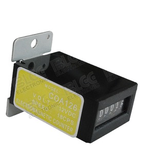 Coa126 Electromagnetic <b>Counter</b> 12Vdc 18Cps 6 Digit Card Type Speedometer - Product Image 1