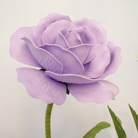 Grandes fleurs de roses artificielles en mousse PE pour décorations de fête pour mariage, noël, graduation, halloween, fête des mères, pâques