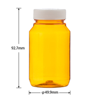 Bouteilles en plastique PET étanches et hermétiques de 120 ml, économiques, avec logo personnalisé, pour l'emballage de pilules de voyage