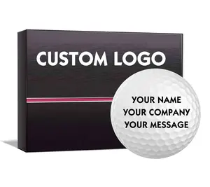 Fabrik direkt Preise 2 3 4 Stück Golfbälle Custom Tournament Surlyn Langlebiger Urethan Golfball für hohe Qualität