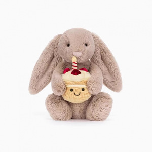 EZBABY <span class=keywords><strong>Peluche</strong></span> de Conejo Estilo <span class=keywords><strong>Bugs</strong></span> <span class=keywords><strong>Bunny</strong></span>, Súper Suave, con Pastel de Cumpleaños, Juguete de <span class=keywords><strong>Peluche</strong></span> para Niños - Product Image 5