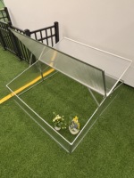 Mini serre rentable avec cadre en aluminium et double paroi creuse en polycarbonate pour les jardins à cadre froid