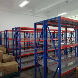 Étagères d'Entrepôt Industrielles Directes d'Usine, Montage Facile, Réglables, Revêtement Époxy Anti-Rouille pour Maison, Garage, Logistique, Transport - Product Image 4