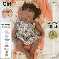 Poupée Bébé Reborn en Silicone Doux au Toucher, Fabricant Leader, Poupée Nouveau-né Cuddly, Cadeau Compagnon, Vente en Gros, Dropshipping, Détail