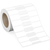 Formes personnalisées bijoux en PVC inviolable suivi étiquette de sécurité 500 pièces/rouleau bijoux étiquette imprimable bijoux étiquettes de codes à barres