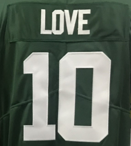 2025 nuova maglia da Football americano cucita Green Bay 10 JD Love 8 Josh Jacobs 11 Jayden Reed - Product Image 3