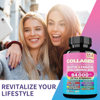 Capsules de collagène premium à succès, biotine, acide hyaluronique, élasticité de la peau, complément blanchissant pour femmes, capsules de collagène