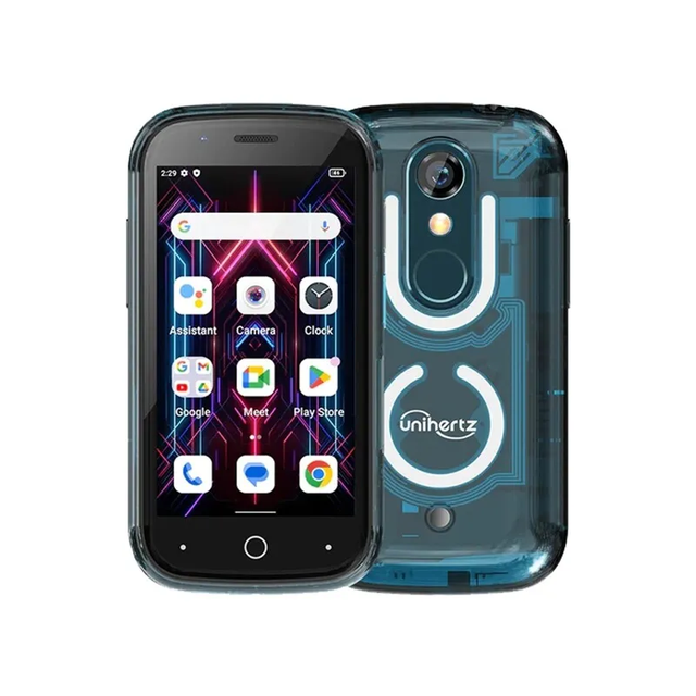 Unihertz Jelly Star 3inch Android 13 8GB 256GB Unlocked Transparent Backshell LED Light 48MP 2000mAh mini 4G Smartphone