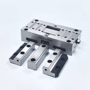 <span class=keywords><strong>Etau</strong></span> à double station robuste KH100-200D, étau à centrage automatique à 2 stations de précision pour fraisage CNC - Product Image 4