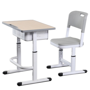 Conjunto de escritorio y silla escolar National Industry School KD04 con altura ajustable para estudiantes - Product Image 4