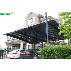 <span class=keywords><strong>Tettoia</strong></span> Parasole per Auto da Esterno in Policarbonato, Pensilina per Parcheggio Auto, Carport a <span class=keywords><strong>Sbalzo</strong></span> Fornito dal Produttore - Product Image 4