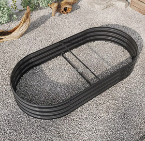 Usine chinoise en gros <span class=keywords><strong>surélevé</strong></span> lit de fleurs pour plante en acier plaqué galvanisé bâtiments de jardin plante lit de jardin - Product Image 4