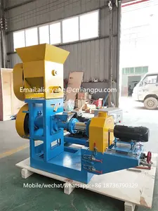 Automatic Floating Fish Feed Pellet Extruder Plant Machine For Sale