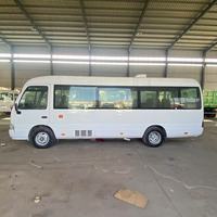 Exportation de bus Toyota Coaster d'occasion vers l'Afrique, extérieur personnalisable, prix direct usine