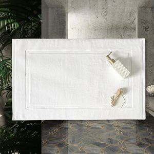 Tapis de bain de luxe 5 étoiles en coton 100% hautement absorbant, antidérapant et lavable en machine - Product Image 3