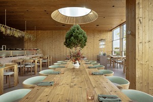 การออกแบบตกแต่งภายในร้านอาหารสมัยใหม่ เฟอร์นิเจอร์ร้านกาแฟแบบกำหนดเอง เคาน์เตอร์ไม้ โซลูชั่นการตกแต่งร้านค้าเพื่อการบริการ - Product Image 6