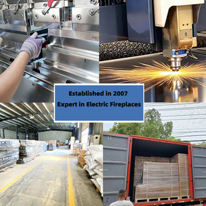 <span class=keywords><strong>Cheminée</strong></span> électrique décorative à 3 faces en verre de 72 pouces, <span class=keywords><strong>insert</strong></span> autoportant pour une utilisation en intérieur, foyers, hôtels - Product Image 6