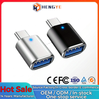 Adaptador OTG USB a Tipo-C de hasta 10 Gbps, USB 3.1, Aleación de Aluminio, Conector Hembra a Macho para Computadora y Cámara