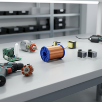 Penjualan Langsung Pabrik Huaerda RoHS 155 ℃   Kawat Tembaga Berenamel Murni UEWF 0.260mm untuk Pembungkus Kumparan Elektromagnetik