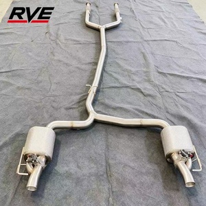Système d'échappement Catback RVE à <span class=keywords><strong>prix</strong></span> d'usine pour Mercedes-Benz W205 <span class=keywords><strong>C43</strong></span> <span class=keywords><strong>AMG</strong></span> 3.0T, silencieux à valve en acier inoxydable 304, soudé TIG - Product Image 5