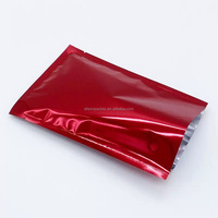 Sachets scellables à dessus ouvert en feuille de mylar métallique blanche Pochettes thermoscellables sous vide pour emballage de stockage des aliments avec encoches de déchirure