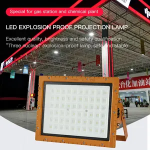 LED Light Zone ATEX chứng nhận chống cháy nổ Đèn pha nhà ở Dễ dàng cài đặt LED chống cháy nổ Vỏ Đèn công nghiệp