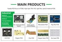 Servicio OEM Integral de Fabricación de PCB de 2 Capas de Alta Velocidad con Material Rogers, Superficie ENIG con Recubrimiento de Oro Duro, SMD/SMT/DIP, Plazo de Entrega de 5-7 Días