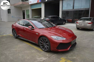 ชุดแต่งกันชนคาร์บอนไฟเบอร์สำหรับรถยนต์เทสล่า รุ่น S85 <span class=keywords><strong>P85</strong></span> ปี <span class=keywords><strong>2014</strong></span> - Product Image 5