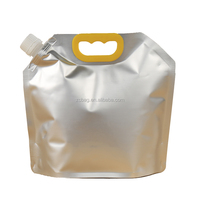 5L eau liquide étanche à l'humidité poche bec buse Mylar papier d'aluminium 7L bec buse 3L jus gelée boisson vin emballage sac