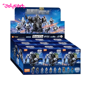 Bloques de Construcción Blokees Star Wars Edición Superior Ola 1, Minifiguras <span class=keywords><strong>Mandalorian</strong></span> y Grogu, Modelo Coleccionable Original para Armar - Product Image 1