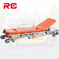 Brancard d'urgence médical d'hôpital pliable avec roues