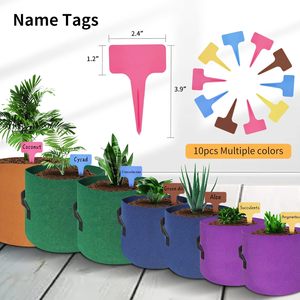 Sacs <span class=keywords><strong>de</strong></span> culture <span class=keywords><strong>de</strong></span> plantes en feutre <span class=keywords><strong>de</strong></span> tissu coloré le plus épais 10/7/5/3 gallons tailles variées pépinière fleur PP étiquettes <span class=keywords><strong>de</strong></span> pommes <span class=keywords><strong>de</strong></span> terre PP planteur sacs <span class=keywords><strong>de</strong></span> culture - Product Image 5
