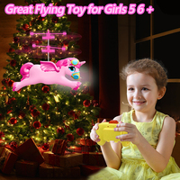 Los mejores regalos, luz para niños, Sensor de mano eléctrico, Robot volador, caballo volador, Mini helicóptero RC, Sensor de inducción, juguetes de bolas voladoras para niños