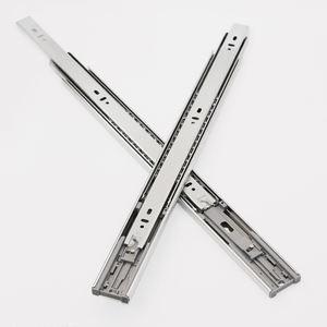 מסילות הידראוליות לסגירה שקטה לארונות מטבח, חדר שינה, חדר אמבטיה וסלון, בצבע שחור, 20 אינץ', רוחב 45 מ\\\"מ - Product Image 4