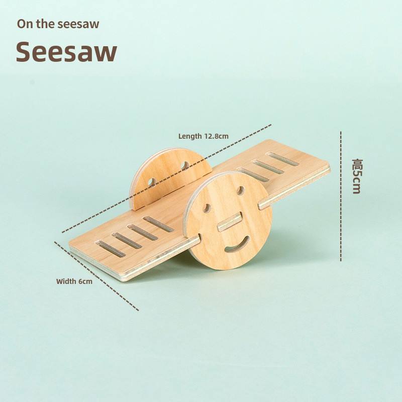 Balançoire en bois massif